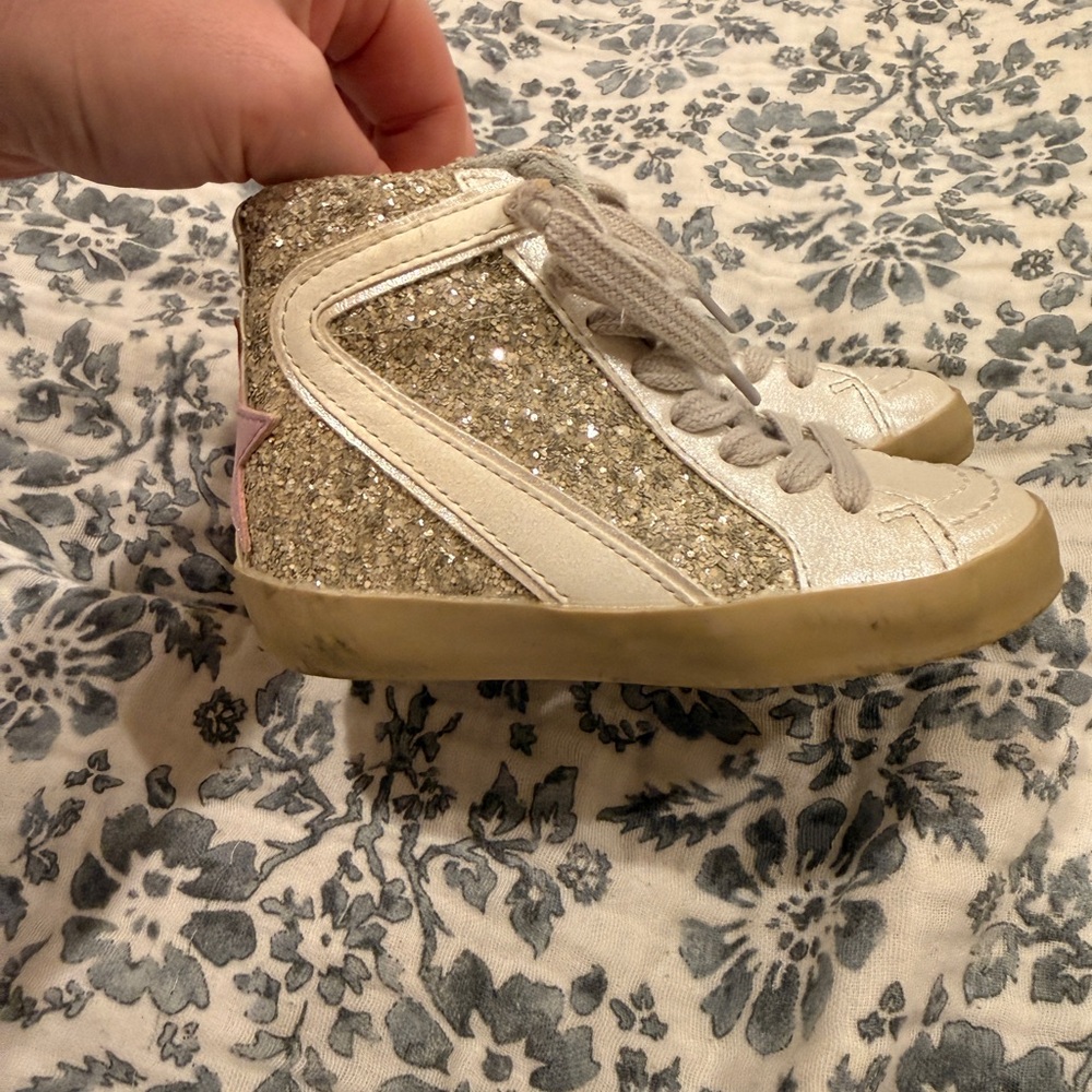 ShuShop Glittery High-Top Sneakers - Picture 2 of 5